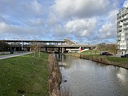 Metrostation Diemen Zuid.