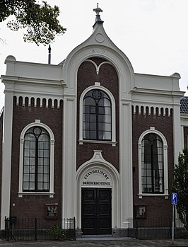 het gebouw van de EBG in Haarlem sinds 1876