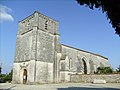 L'église gothique et son clocher tronqué