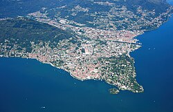 Aerial view of Verbania