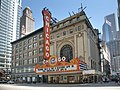 Image 15 Chicago Theatre Photo: Daniel Schwen The Chicago Theatre is located on North State Street in the Loop area of Chicago. When it opened on October 26, 1921, the 3,880-seat theater was promoted as the "Wonder Theatre of the World". Its marquee, "an unofficial emblem of the city", appears frequently in film, television, artwork, and photography. More selected pictures