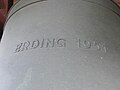 Inschrift "Erding 1951" auf der großen Glocke