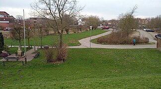 Früher Sielhafen – heute Parkplatz