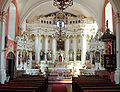 Vue intérieure de l'église saint Martin.