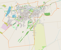 Localização de Krzanowice na Polónia