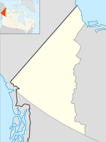 Mactung is located in Yukon