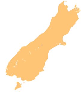 Tākaka River is located in South Island