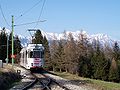 Stubaitalbahn – TW 84 in den Telfer Wiesen