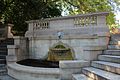 Fountain at the top of the Spanish Steps in Washington, D.C.