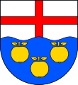 Herb gminy Zálezlice, powiat Mělník