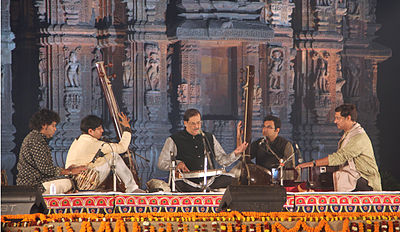 Pandit Ji Performing at Rajarani Music Festival, Bhubaneswar, Odisha