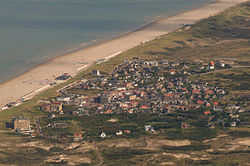 Aerial photograph of Bergen aan Zee (2015)