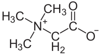 Strukturformel von Betain