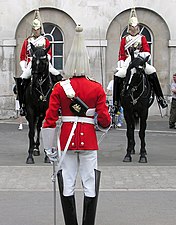 Uomini della Household Cavalry durante una cerimonia