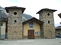 L'église sur la place d'armes.