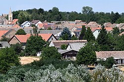 View of the village from the southeast