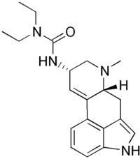 Estrutura química de Lisurida