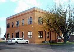 The Loving County Courthouse in Mentone.