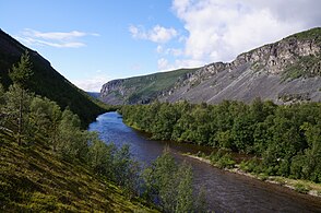 Das Reisadal (Reisedalen) im mittleren Abschnitt