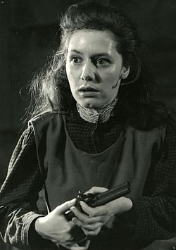 Ann-Mari Wiman som Hedvig i Vildanden, Helsingborgs stadsteater 1949.