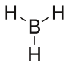 Structural formula of borane