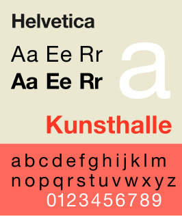 Voorbeeld van Helvetica