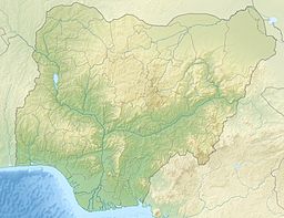 Location of Jabi Lake in Nigeria.