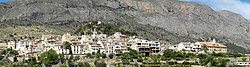 Skyline of Sella (Alicante)