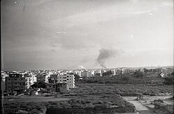 שמי תל אביב בעת תקופת ההפצצות הראשונה, מאי 1948