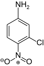 Strukturformel von 3-Chlor-4-nitroanilin