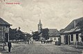 Blick auf die röm.-kath. Kirche Urunk színeváltozása (1910)