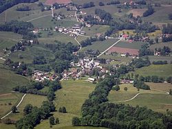 Skyline of Attignat-Oncin