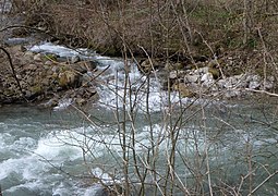 Confluence entre Le Borne et l'Overan.