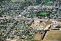 Cootamundra looking NE; railway station at centre