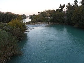 Silifke'deki Taş Köprü üzerinden Göksu