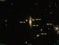 Группа NGC 128 с обозначениями