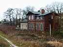 Alter Paulinenauer Bahnhof, bestehend aus Empfangsgebäude, Nebengebäude und Vorplatz