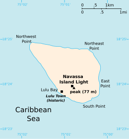 Navassa - Mappa