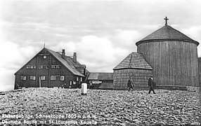 Preußische Baude și Capela „Sf. Laurențiu”, 1938