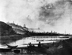 View of Kiev and Podil from the Dnieper.