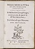 cover page to Della mercatura e del mercante perfetto