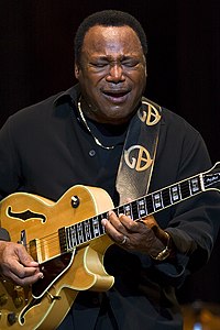 George Benson performing in Madrid, 2009