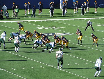 Action shot, KSU vs. Ohio, November 2012