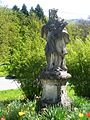 Schloss Söllheim: Nepomukstatue von Josef Anton Pfaffinger