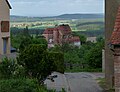 Die Burg Wernfels von Theilenberg aus gesehen