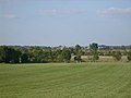 Le village, vu des coteaux de Charente