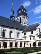 Le cloître de l'abbaye.