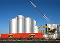 Grain elevator demolition. Minneapolis.