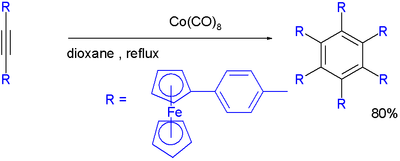 Esquema 3. Hexaquis(4-ferrocenilfenil)benceno