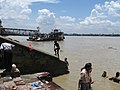 The Steamer Jetty as seen from Bagbazar Ghat